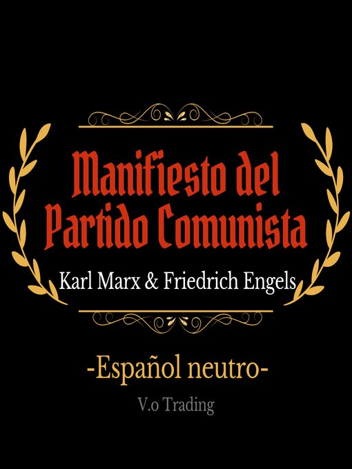 Title details for Manifiesto del Partido Comunista by Karl Marx - Available